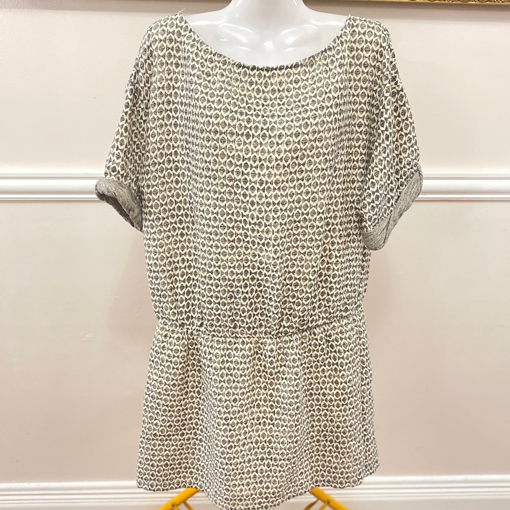 Zara Basic Collection Textured Shift Mini Dress - image 1